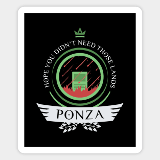 Magic the Gathering - Ponza Life Magnet